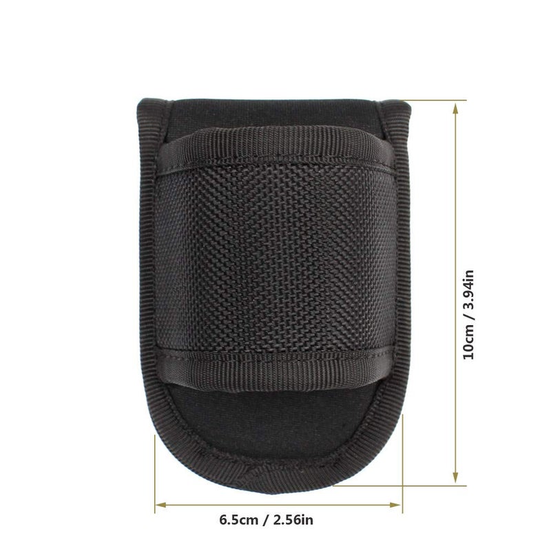 ROCOTACTICAL Open Top Compact Light Holder, 1680 Denier Ballistic Nylon, Duty Belt D Cell Light Carrier Case - Image 3